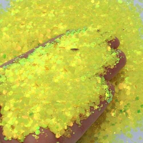 50G 1.76 oz Mini-Chunk POLYESTER, GLITTER, Neon Colors 16 colors mix 4 sizes Loose Glitter for Nail Acrylic Glitter, MN654----56