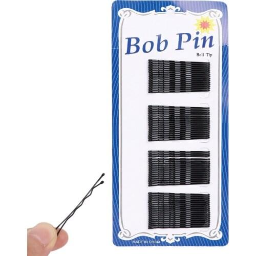 60Pcs Chinese Black Hair Pure Metal Twist Of Perfect Contact Partner Hair Clips