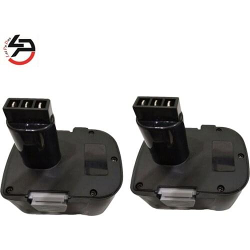 2pcs Ni-CD Power Tool Rechargeable Batteries for Interskol H12 12V 2000mAh Cordless Drill