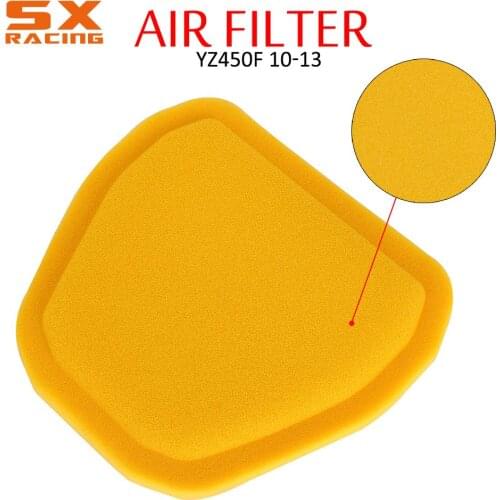 Motorcycle Accessories Dual Foam Layer Sponge Air Cleaner Filter For YAMAHA YZ450F YZF450 YZ 450F 2010 2011 2012 2013 2014