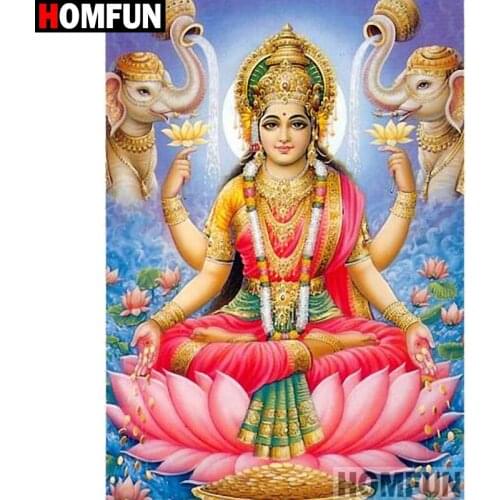HOMFUN Full Square/Round Drill 5D DIY Diamond Painting "Religious figure" Embroidery Cross Stitch 5D Home A08059