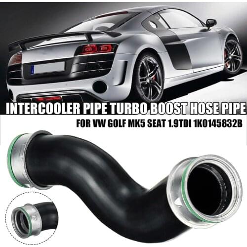 Car Vehicle Silicone Intercooler Turbo Hose Pipe for VW GOLF MK5 SEAT 1.9TDI 1K0145832B Aluminum Cold Air Intake Hose Pipe