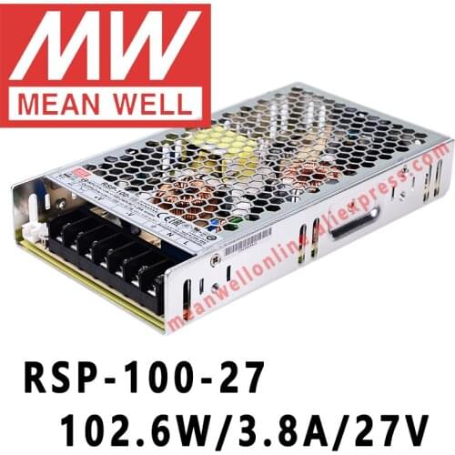 Mean Well RSP-100-27 meanwell 27VDC/3.8A/102.6W Single Output with PFC Function Power Supply online store