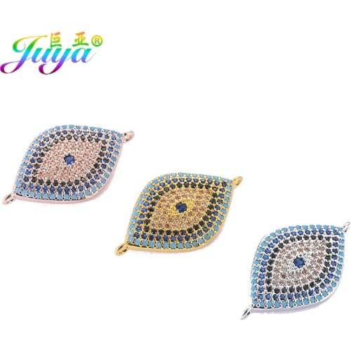DIY Jewelry Connectors Handmade Craft Greek Evil Eye Charms Accessories For Women Men Needlework Jewelry Making