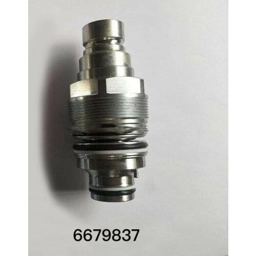 6679837 Male Hydraulic Flat Face Quick Coupler Skid Steer Style Fit For Bobcat