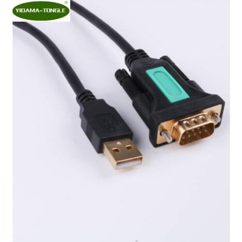 Golded Plated USB 2.0 to RS232 Serial DB9 Male Com Port PL2303 Chipset Converter Adapter Plug Cable 5ft/1.5m