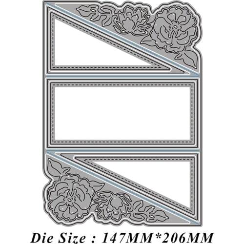 Lace Loose-leaf Post Portfolio Metal Cutting Dies Scrapbook Paper Craft Knife Mould Stencils 2021 New Making Die Cuts