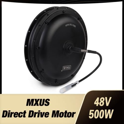 48V 500W Direct Drive Gearless Hub Motor E-bike Motor Front Motor Rear Cassette Motor Optional MXUS Brand XF39 XF40 freehub