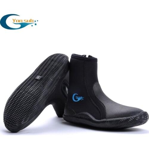 High quality 5MM SCR Neoprene shoes scuba diving boots Anti slip Skid Keep warm shoes Beach sock Fishing Winter swim Fins