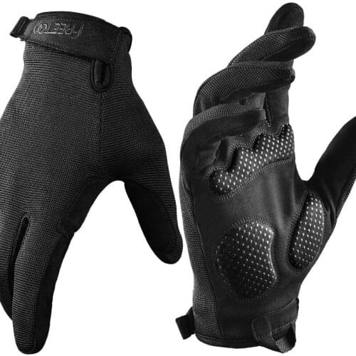 2021 New fitness iron gloves outdoor motorcycle riding full finger gloves