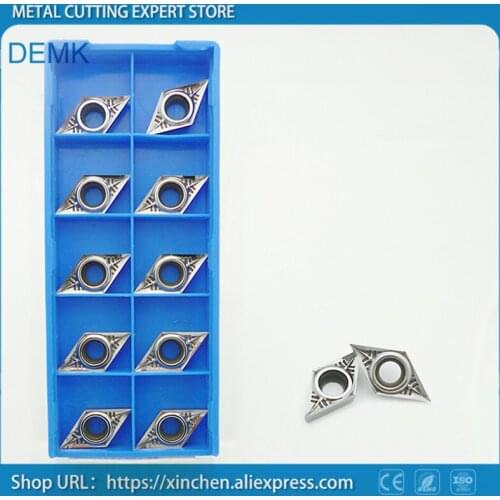Knife DCGT11T302/4 AK aluminum alloy dedicated,copper pieces processing blade insert CNC cutting tool for Non-ferrous metals