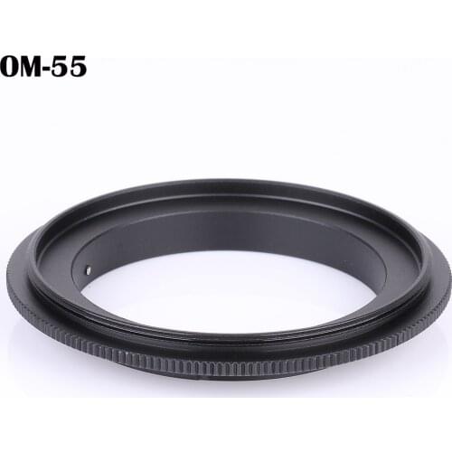 OM-55mm Macro Reverse lens Adapter Ring for Olympus DSLR OM Mount