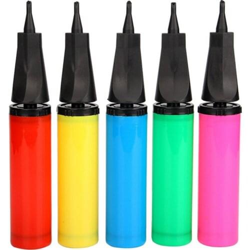 Balloon pump Plastic Manual Inflating Inflator Swimming Ring Blast Air Pump Party Festival Celebration Tools Supplies