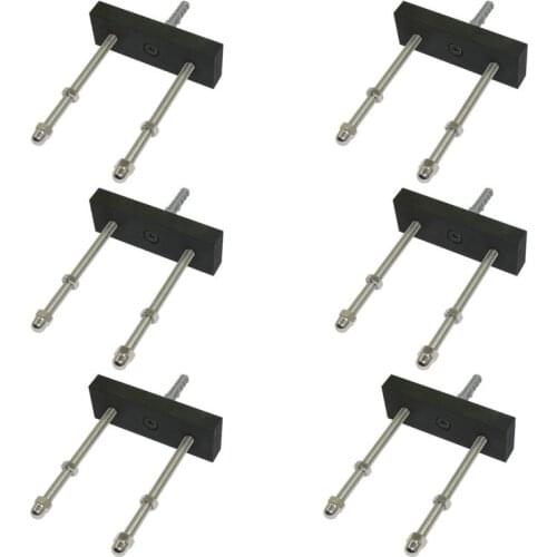 Floating Hanger Skateboard Wall Mount Deck Display Luxury Skateboard Storage Holder Rack 6 Pcs