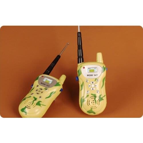 A Pair Walkie Talkie Kids Radio 0.5w Amateur Talkly Children Transceiver Intercom Gift Educational Unisex Plastic Interactive