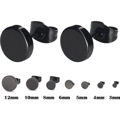 2Piece 0.8mm Gold Surgical Stainless Steel Round Barbell Stud Earring Punk Ear Tragus Earrings Body Piercing Jewelry Men Women