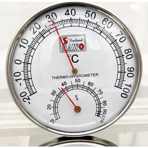 Sauna Thermometer Hygrometer Bath And Sauna Indoor Outdoor Used
