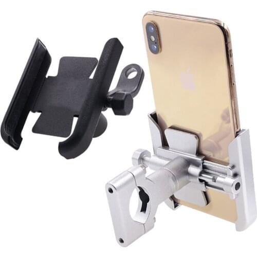 Cycling bicycle aluminum alloy mobile phone holder motorcycle navigation bracket mobile phone holder bicycle riding equipment