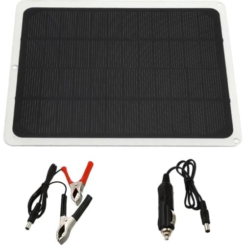 20w Solar Panel 12V USB Waterproof Solar Cells Poly Solar Cells for Car Yacht RV Battery Charger