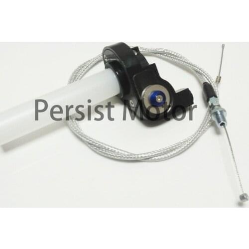 Grips Settle Twist Throttle Clamp Plastic Aluminum With Throttle Cable For Motorcycle Pit Dirt Bike Motocross ATV Offroad Quad