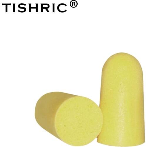10 Pairs TISHRIC Bagged Earplugs Sponge Ear Plug Noise Reduction Rate 25db Sleeping Ear Plugs Anti Noise Sleep Ear Plug