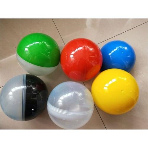 20cm Big Plastic Ball Empty Toy Capsules Half colored half clear Plastic Vending Capsules Openable Toy Packing Ball