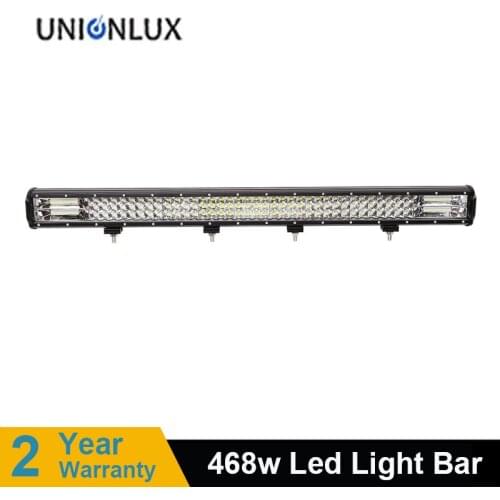 468W LED Light Bar 4x4 Offroad Bar 36'' Fog Lamp Waterproof 12v 24v SUV ATV Tractor Car 4WD 4x4 Car Truck ATV Driving Lights