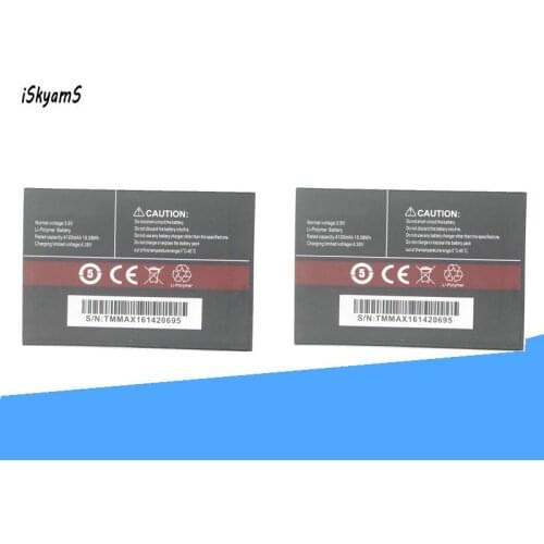 ISkyamS 2x 4100mAh High Capacity Mobile Phone Batteries for Cubot Max Replacement Lithium Polymer Battery