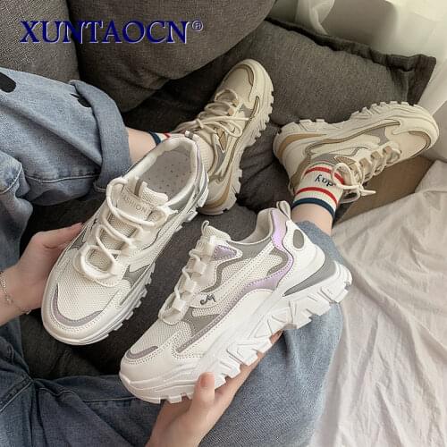 Brand Design Chunky Sneakers for Women 2021 Summer Womens Colorful Shoes Breathable Lightweight Ladies Dad Shoes Classic Shoe