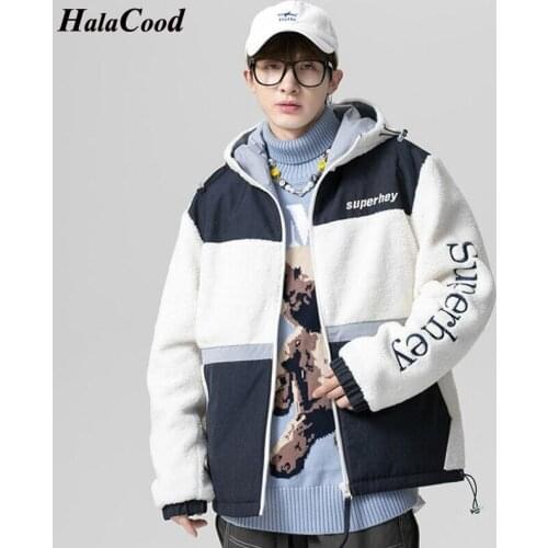 HalaCood Hot New Stylish Fashion High Quality Cotton Jacket Coats Men Causal Hooded Jacket,Men Windbreaker Zipper Coats Outwear