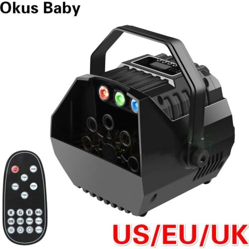 LED Mini Bubble Machine Stage Effect Bubble Machine Wedding Scene Romantic Bubble Decoration Family Business Activities