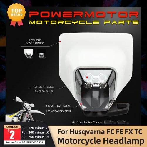 Motorcycle LED Headlight Headlamp Head Lamp Head Light For Husqvarna FC FE FX TC TE TX 125 250 300 350 450 501 FE250 FC250 TE300