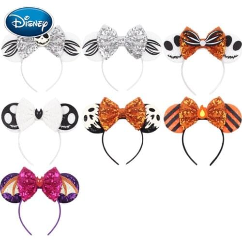 New Halloween Headband Cosplay Women Girls 3.3" Mouse Ear Hairband Handmade DIY Hair Accessories Kids Gift Party Headwear