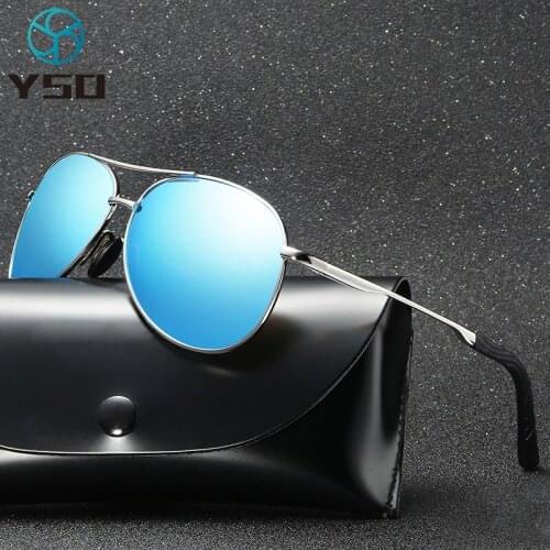YSO Pilot Style Sunglasses Men Polarized UV400 Protection Women Glasses For Car Driving Sun Glasses For Men/Women 8013