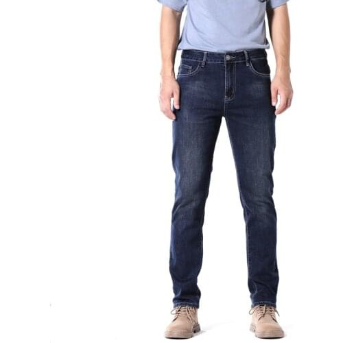 Autumn Denim Men Trousers Jeans Mens Clothing Straight Black blue Casual Pants Jeans for Men 2021