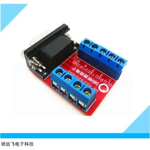 DB9 female adapter board RS232 adapter female 232 serial port transfer terminal DR9 solder-free serial port