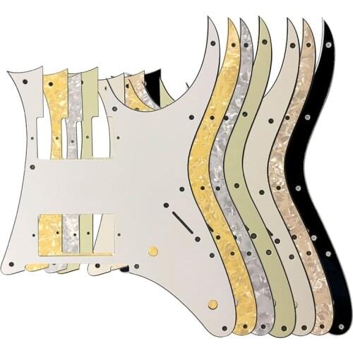 Pleroo Custom Electric Guitar Parts - For Ibanez MIJ RG 750 Guitar Pickguard HH Humbucker Pickup Scratch Plate Multiple Colour