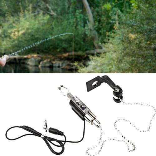 Portable Outdoor Fishing Stainless Steel Alarm Bite Swinger Signal Indicator Fish Tackle Tools Lightweight Fishing Bite Swinger