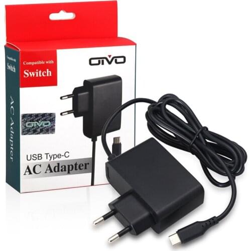 Travel Home AC Wall Charger Adapter Power Supply EU Plug for nintendo switch NS