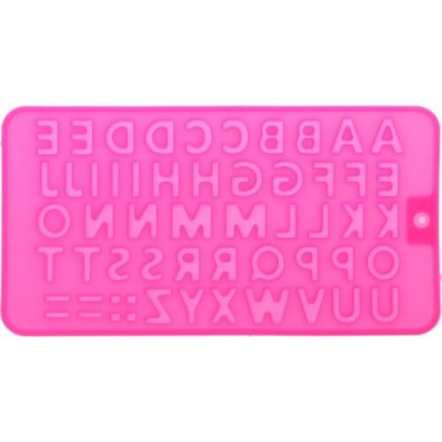 Silicone Mold 26 Alphabet Letters Ice Cube Tray Silicone Mold Resin Jewelry Making Craft Tool