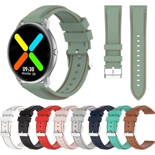 Suture Wrist Strap For imilab kw66 Silicone Smartwatch band wristband Watchband Replace accessories Men Women Bracelet