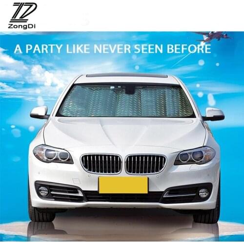 ZD Car Reflective Anti-radiation Sunscreen Insulation Sun Visor For Volvo S60 V70 XC90 Subaru Forester Peugeot 307 206 308 407