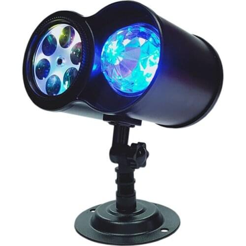 No card required outdoor garden lamp with snowflakes snowman and Santas led light rgb christmas