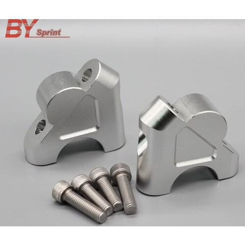 Motorcycle CNC Handle Bar Clamp Raised Extend Handlebar Mount Riser For BMW F800GS 2008-2017 F800R 2015-2017 F800GT 2013-2017