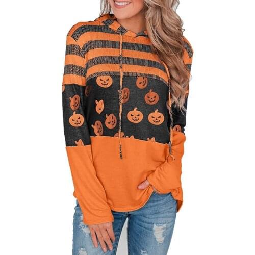 2021 Autumn Spring WomenS Top Loose Hoodie Pullover Long Sleeve Contrasting Color Hoodied Tops Ropa Mujer Daily Commute Wear