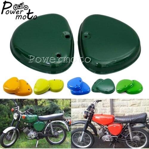 1 Pair Motorcycle Steel Left&Right Front Engine Side Covers Protection Guard Seitendeckel For Simson S50 S51 S70 S 50 S 51 S 70
