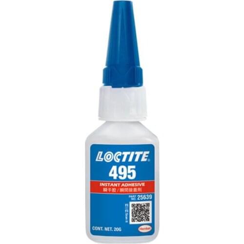 2PCS Loctite 495 glue strong plastic super glue plastic rubber metal quick-drying glue 20g
