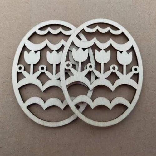 2021 Easter Egg Wooden Hanging Door Decoration DIY Easter Day Ornaments