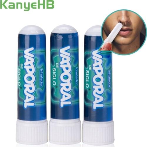3pcs Nasal Inhaler Rhinitis Mint Cream Nasal Essential Oil 100% Original Herbal Rhinitis Refresh Nose Cold Cool Medical Ointment