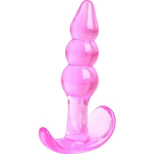 Anal Plug Unisex Safe TPE Butt Plug Massager for Couple